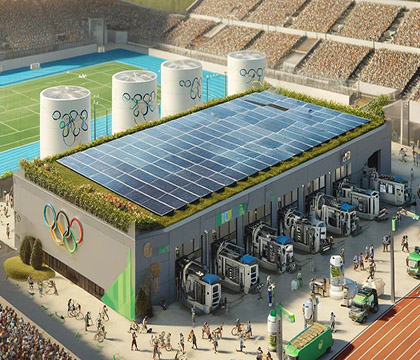 2024Paris Solar Green Olympic 